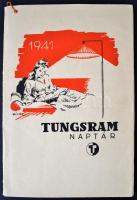 1941 Tungsram naptár az 1941. évre, fűzött papírkötésben.