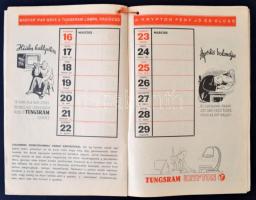 1941 Tungsram naptár az 1941. évre, fűzött papírkötésben