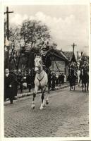 1938 Komárom, bevonulás, Horthy Miklós / entry of the Hungarian troops, Horthy vissza So. Stpl (EK)