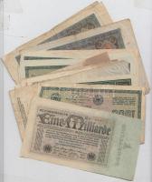 Németország / Weimari Köztársaság 1919-1923. 30db-os vegyes bankjegy tétel T:vegyes Germany / Weimar Republic 1919-1923. 30pcs of banknotes C:mixed