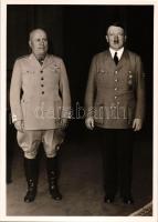 Die historische Begegnung am 18. Juni 1940 in München / Benito Mussolini, Adolf Hitler