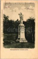 Székelyudvarhely, Krisztus-szobor; kiadja Gyertyánffy Gábor papírkereskedése / statue of Christ (EB)