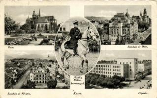 Kassa, Horthy, Dóm, színház, Fő utca, posta / dome, theatre, main street, post office (fa)