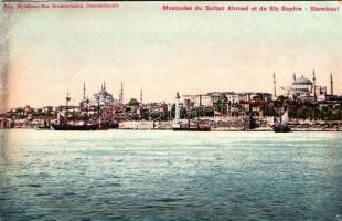 Constantinople, Mosquées du Sultan Ahmed et de Ste Sophie / mosque, Hagia Sophia (EK)