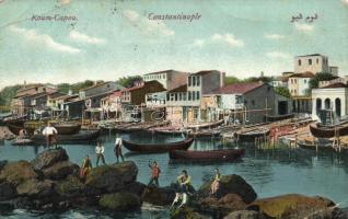 Constantinople, Kumkapu, boats (b)