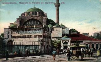 Constantinople, mosque and fountain of Tophane (EB)