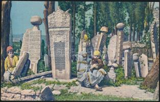 Constantinople, Turkish cemetery in Scutari  (EB)