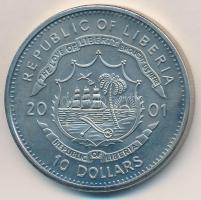 Libéria 2001. 10$ "Szabadság pillanatai - A szellem szabadsága - Buddha" multicolor, tanús...