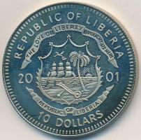 Libéria 2001. 10$ "Szabadság pillanatai - Prágai tavasz 1968" multicolor, tanúsítvánnyal T...