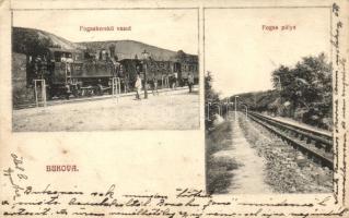 Bukova, Bucova; Fogaskerekű vasút, Fogas pálya / cogwheel station, cogwheel railway (EK)