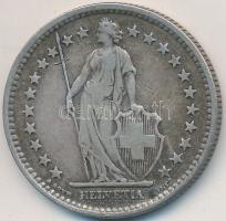 Svájc 1907B 2Fr Ag T:2-
Switzerland 1907B 2 Francs Ag C:VF