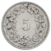 Svájc 1902B 5r Cu-Ni T:2 patina
Switzerland 1902B 5 Rappen Cu-Ni C:XF patina