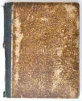 1875 Deutsche Musik-Zeitung I. Jahrgang, német zenei újság első évfolyama könyvbe kötve