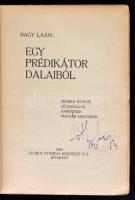 Gyúrói Nagy Lajos: Egy prédikátor dalaiból. A Petőfi-társaság ajánlásával. Bp., 1924, Globus. 188 p....