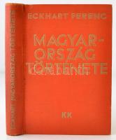 Eckhart Ferenc: Magyarország története. Bp., 1933, Káldor Könyvkiadóvállalat. 324 p. Kiadói aranyozott egészvászon-kötésben. Egy előzéklap hiányzik.