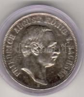 Deutsches Reich Sachsen 1907 5 Mark Friedrich August V., ezüst, T: nagyon szép, peremhibával