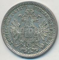 Ausztria 1872. 10kr Ag "Ferenc József" T:2 Austria 1872. 10 Kreuzer Ag "Franz Joseph" C:XF