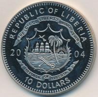 Libéria 2004. 10$ "Szabadság pillanatai-Teréz anya (Nobel-békedíj) 1979" multicolor tanúsí...