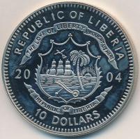Libéria 2004. 10$ "Szabadság pillanatai - Simon Bolívar felszabadító harca 1819." multicol...
