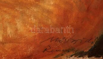 Udvardi Gyula(1925-): Akt. Olaj, vászon, jelzett, 70x50 cm