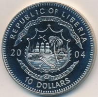 Libéria 2004. 10$ "Szabadság pillanatai-Jean d´Arc 1429." multicolor tanúsítvánnyal T:PP 
...