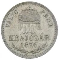 1874KB 10kr Ag "Ferenc József" T:2
Hungary 1874KB 10 Krajcár Ag "Franz Joseph" ...