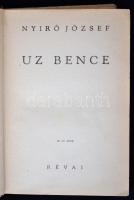 Nyirő József: Uz Bence. Bp., 1936, Révai. Kiadói halinakötésben, ajándékozási bejegyzéssel