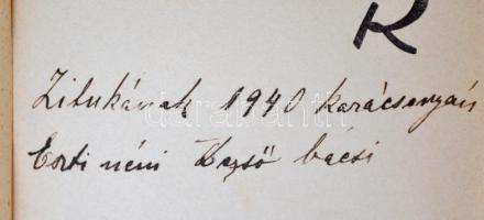 Nyirő József: Uz Bence. Bp., 1936, Révai. Kiadói halinakötésben, ajándékozási bejegyzéssel