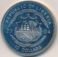 Libéria 2004. 10$ "Szabadság pillanatai-Mózes kivezeti népét Egyiptomból Kr.e. 1250" multi...