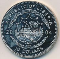 Libéria 2004. 10$ "Szabadság pillanatai - Kutuzov marsall megállítja Napóleon seregeit 1812&quo...