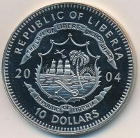 Libéria 2004. 10$ "Szabadság pillanatai-A gén-térkép 2000." multicolor tanúsítvánnyal T:PP...
