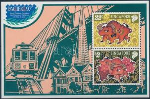 International Stamp Exhibition, Hong Kong block, Nemzetközi bélyegkiállítás, Hong Kong blokk