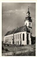 Szeged, Alsóvárosi Római Katolikus templom, képeslapfüzetből