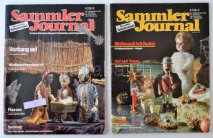 1990-92 Sammler Journal, 2 karácsonyi száma, 30x23cm