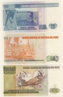 Peru 1987-89. 7db klf bankjegy T:I