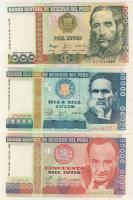 Peru 1987-89. 7db klf bankjegy T:I