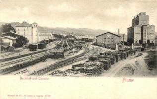 Fiume, vasútállomás, Gabona elevátor / railway station, Elevator