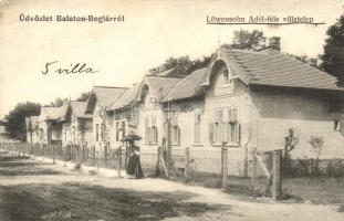 Balatonboglár, Löwenshon Adél-féle villatelep (EK)