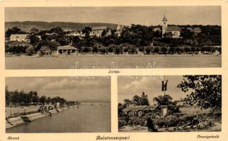 Balatonszepezd, Strand, Országzászló (ázott sarok / wet corner)