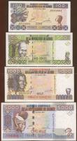 Guinea 1998. 100F,500F,1000F T:I, 5000F T:I- + 2006. 500F,1000F T:I