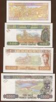 Guinea 1998. 100F,500F,1000F T:I, 5000F T:I- + 2006. 500F,1000F T:I