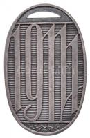 Zutt Richard (1887-1938) 1914. "Hadsegélyező" zománcozott ovális jelzetlen Ag medál (33,1g...