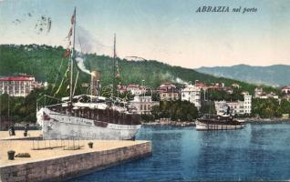 Abbazia, port, steamship
