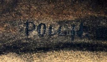 Poll jelzéssel: Plébánia. Pasztell, papír, 34×48 cm