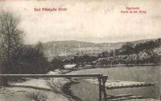 Pöstyén, Piestany; Vágrészlet, kiadja Lampl Gyula / detail of the river Váh