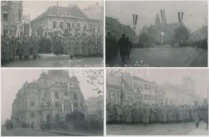 1938. november 11. Kassa, Horthy Miklós bevonulása, fogadása a városban, dr. Bónis László rendőr had...