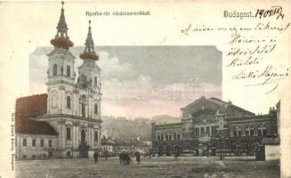 Budapest I. Bomba (Batthyány) tér, Wirth Antal kereskedése; Divald Károly 64. (EB)