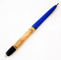 Retró vetkőzős toll, javításra szorul, 13cm
