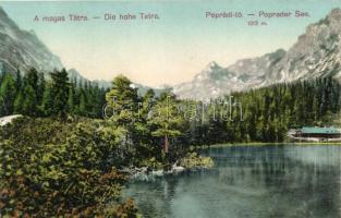 Tátra, Magas Tátra, Vysoké Tatry; Poprádi tó / lake