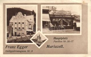Mariazell, Jewelry shop and Hotel of Franz Egger (EB)